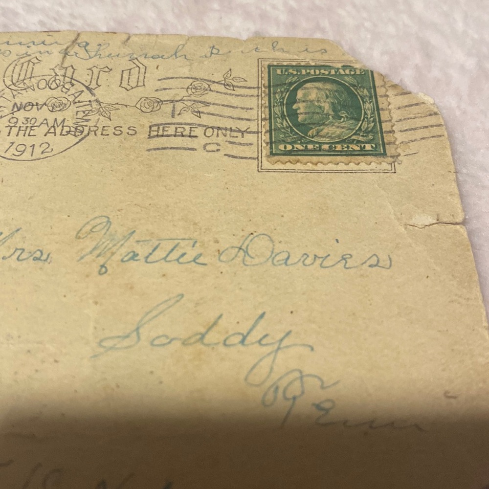 Post card.  1812